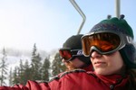 Highlight for Album: Mt Washington Snowboarding